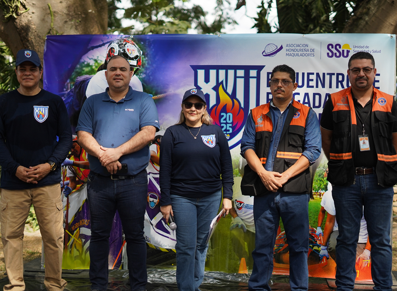 UNIDAD DE SSO DE LA ASOCIACIÓN HONDUREÑA DE MAQUILADORES ORGANIZA EL XVII ENCUENTRO DE BRIGADAS DE EMERGENCIA