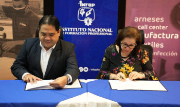 AHM E INFOP SUSCRIBEN CONVENIO N.º 28 PARA FORTALECER LA FORMACIÓN DEL SECTOR TEXTIL-MAQUILADOR