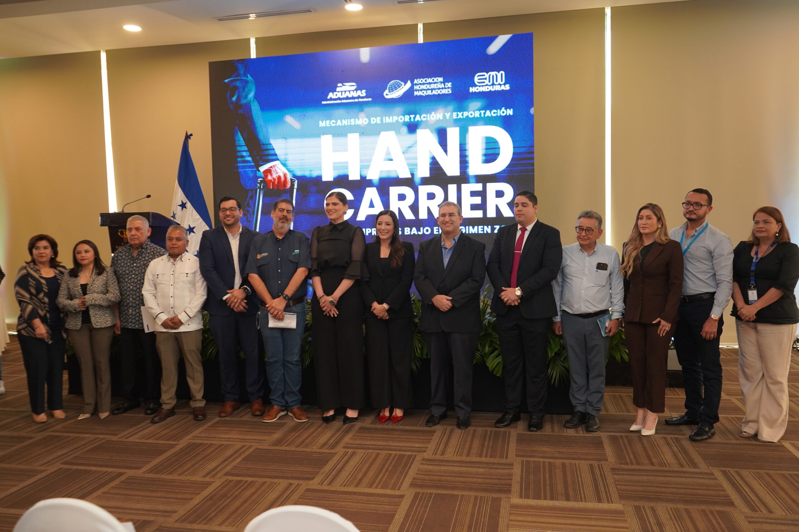 Aduanas Honduras, AHM y CNI lanzan mecanismo Hand Carrier para agilizar el comercio exterior en Zonas Libres