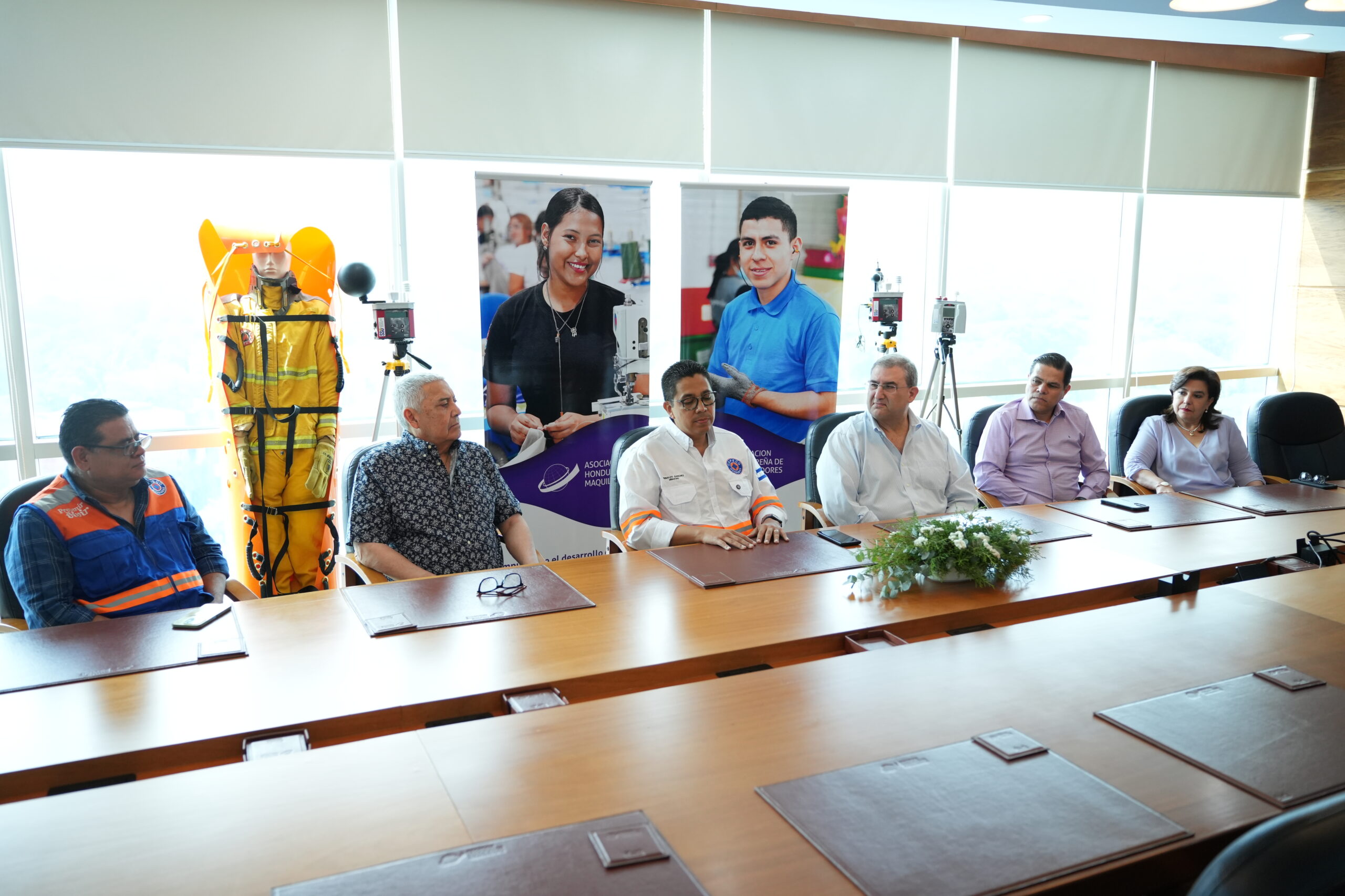 AHM Y COPECO RENUEVAN CONVENIO PARA FORTALECER LA GESTIÓN DE RIESGOS EN LA INDUSTRIA TEXTIL-MAQUILADORA