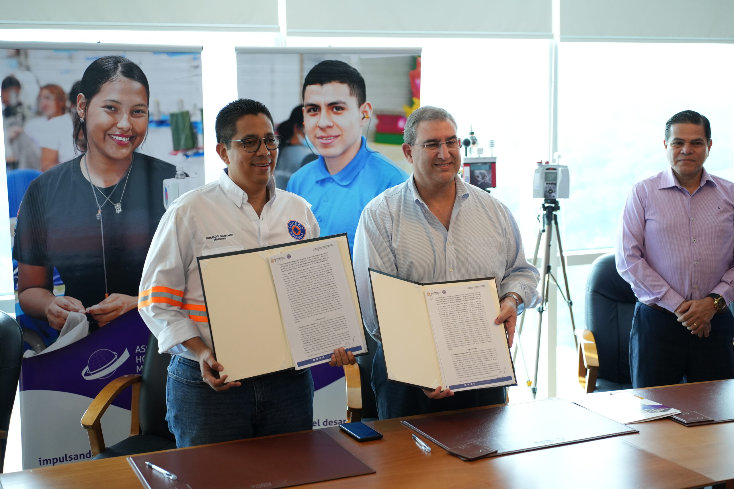 AHM Y COPECO RENUEVAN CONVENIO PARA FORTALECER LA GESTIÓN DE RIESGOS EN LA INDUSTRIA TEXTIL-MAQUILADORA