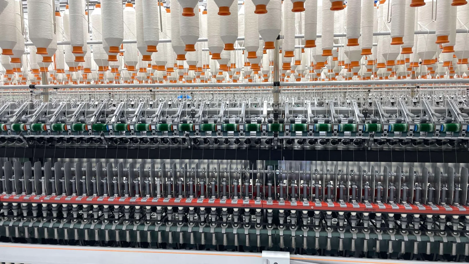 Textile spinning process in Honduras