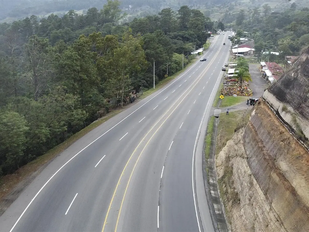 Highway infrastructure in Honduras