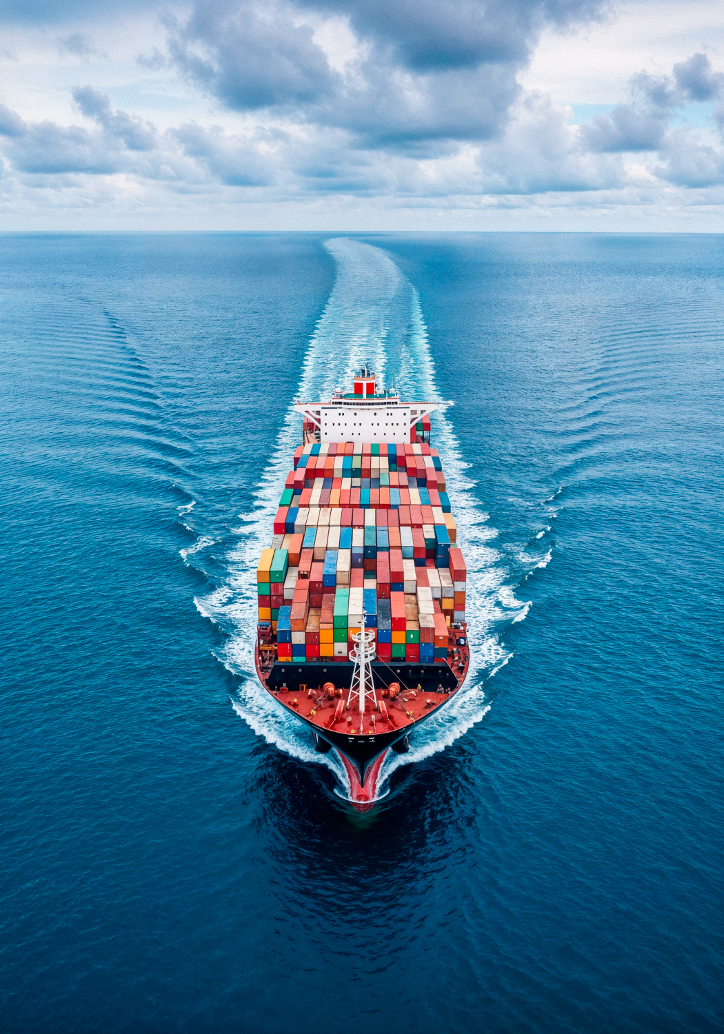 Container ship representing ocean freight from Honduras
